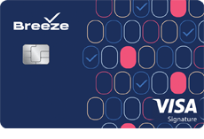 card art for the Breeze Easy® Visa® Credit Card