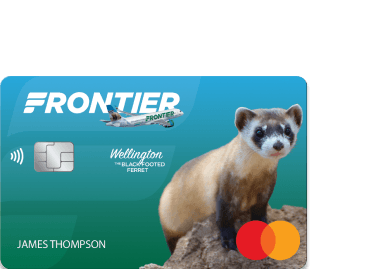 card art for the FRONTIER Airlines World Mastercard®